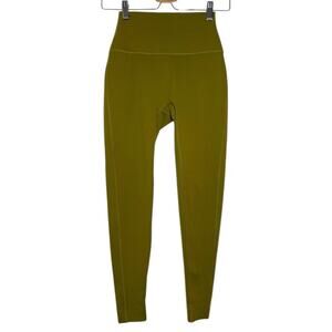Set Active Olive Soho Green Luxform High Rise Leggings Small